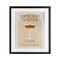 Stupell Industries Stylish Retro Espresso Martini Framed Print Under Glass, design by Lil' Rue